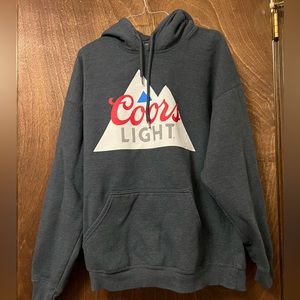 Size large men’s Coors Light hoodie